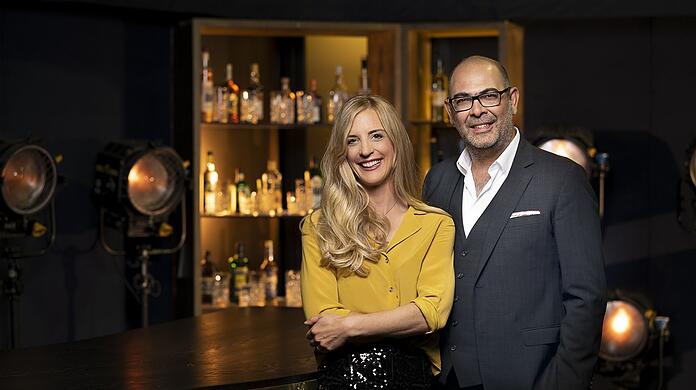 Moderator Hannes Ringlstetter und Sidekick Caro Matzko.