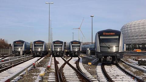 So sehen die fünf neuen U-Bahn-Züge aus.