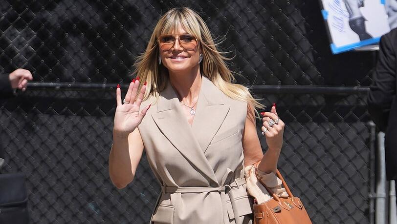 Heidi Klum Ende Juni 2025 vor einer TV-Aufzeichnung in Hollywood.