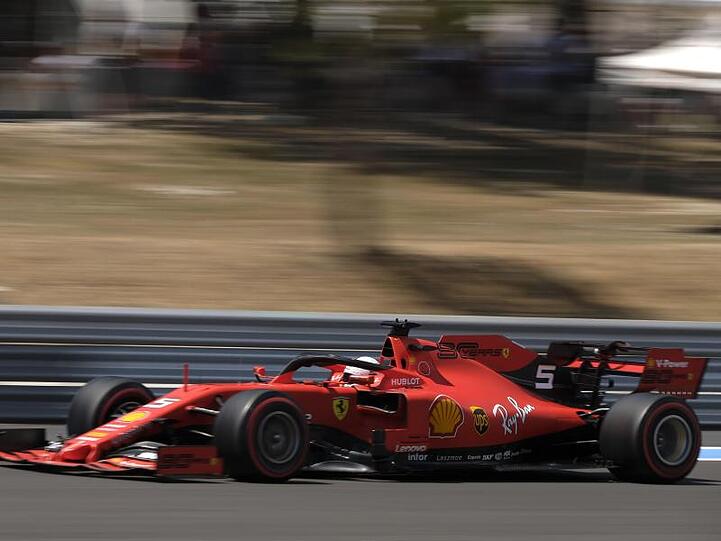Sebastian Vettel startet beim Formel-1-Rennen in Frankreich vom siebten Platz.