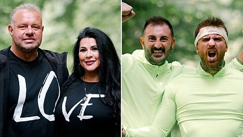 Iris & Stefan und Gigi & Luciano treten in der "#CoupleChallenge" jeweils als Duo an.