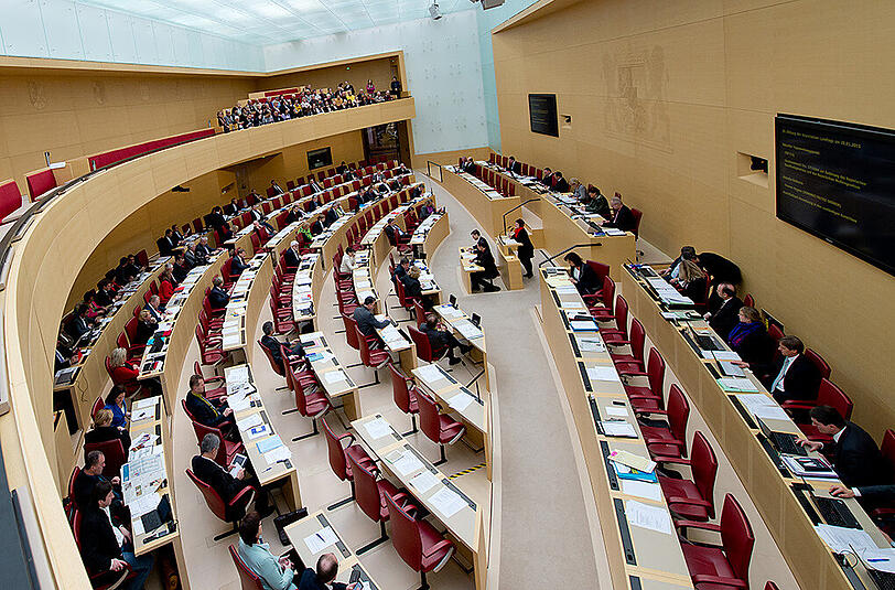 Im Landtag wirde am Montag unter anderem das Thema Cannabis diskutiert.