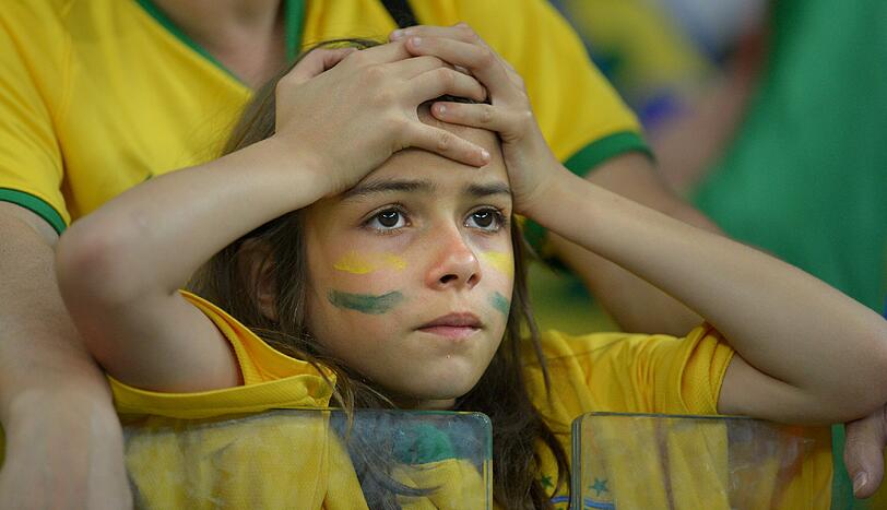 Aus der Traum für die Brasilianer: So reagieren die Fans auf die Blamage gegen Deutschland im Halbfinale