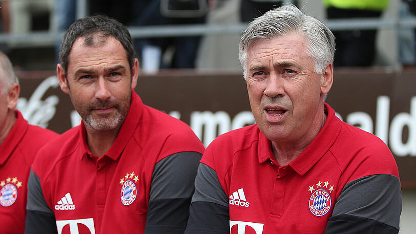 Gewannen gemeinsam acht Titel: Paul Clement und Carlo Ancelotti (rechts).
