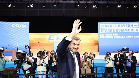 Markus Söder sieht die CSU voll auf Kurs.