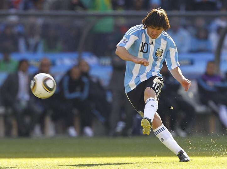 Argentiniens Superstar Lionel Messis Spitzname ist "der Floh".