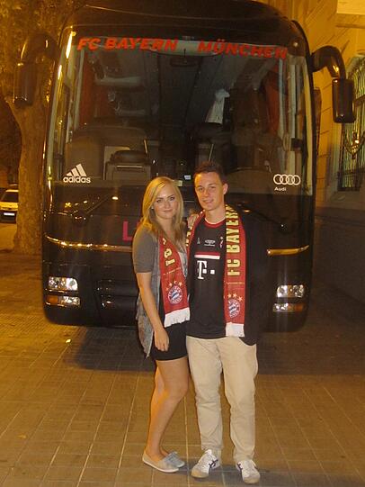 Eindrücke vom Spiel der Bayern gegen Villarreal: Alexandra und Ralf haben der AZ Schnappschüsse geschickt. Die Bilder.