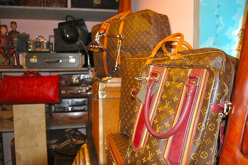 Die schönsten Münchner Second-Hand-Geschäfte: Hier: Sams & Son, Frauenhoferstraße 23, www.alte-koffer.de