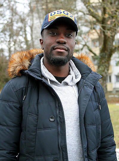 Prince Osei Owusu absolvierte am Montag sein erstes Training beim TSV 1860 - die Bilder!