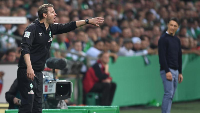 Gibt in Bremen die Richung vor: Werder-Coach Florian Kohfeldt. Gibt in Bremen die Richung vor: Werder-Coach Florian Kohfeldt.