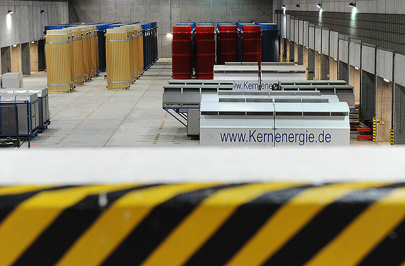 Das Zwischenlager in Gorleben. Wird auf ähnliche Weise auch bald in Bayern Atommüll zwischengelagert?