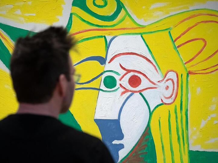 Picassos "Jacqueline in einem Sessel".