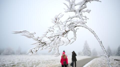 Schnee zu Weihnachten wird es nur vereinzelt geben.