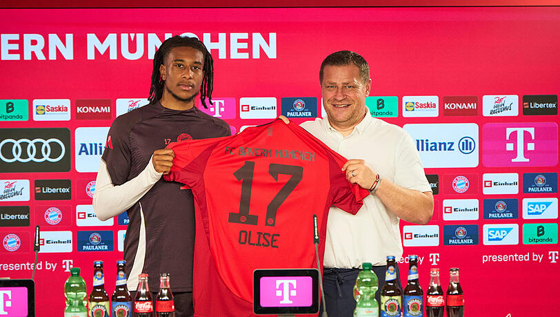 Olise (l.) kam im Sommer 2024 zum FC Bayern. Olise (l.) kam im Sommer 2024 zum FC Bayern.
