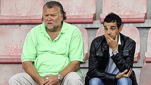 Schatzmeister Anton Schrobenhauser und sein Schwiegersohn Francisco Copado, der Sportdirektor in Haching. Schatzmeister Anton Schrobenhauser und sein Schwiegersohn Francisco Copado, der Sportdirektor in Haching.