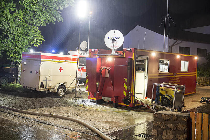 Die Bilder vom Großbrand des Gästehauses im Landkreis Berchtesgadener Land.