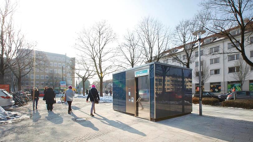 Am Partnachplatz gibt es seit Kurzem schon eine Toilette. Bald auch andernorts in München?