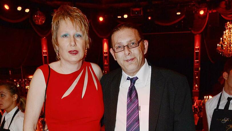 Corinna May mit ihrem jetzigen Ehemann Claus im Jahr 2015 Corinna May mit ihrem jetzigen Ehemann Claus im Jahr 2015