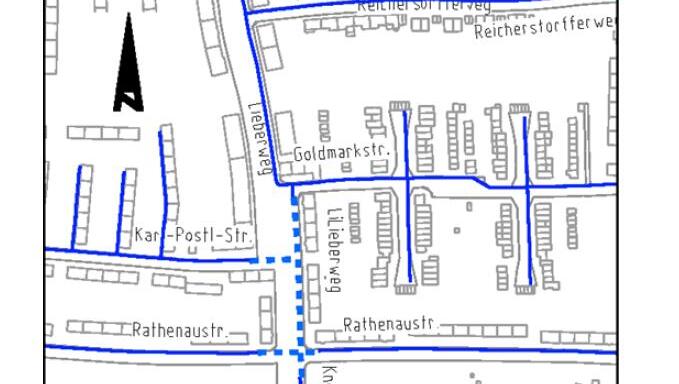 Während der Bauphase kann der Lieberweg nur eingeschränkt von Fußgängern und Autos genutzt werden. Während der Bauphase kann der Lieberweg nur eingeschränkt von Fußgängern und Autos genutzt werden.