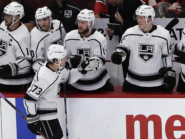 Die Los Angeles Kings setzten sich in Chicago durch.