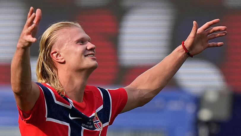 So sieht Erling Haaland jetzt nicht mehr aus. (Archivbild) So sieht Erling Haaland jetzt nicht mehr aus. (Archivbild)