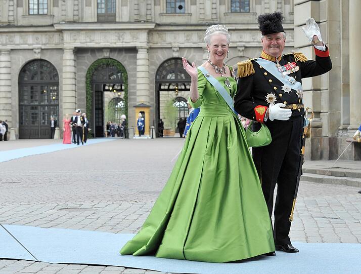 Königin Margrethe mit ihrem Mann Prinz Henrik