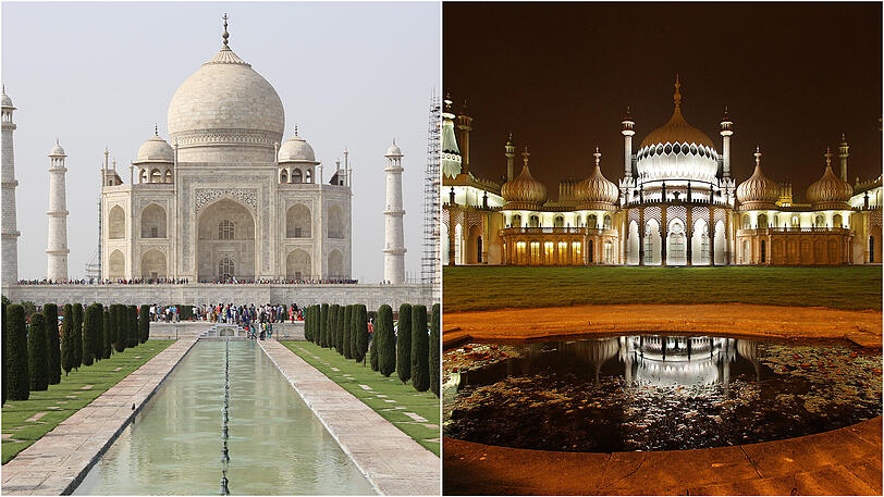 Statt zum Taj Mahal geht es ins Royal Pavilion in Brighton.