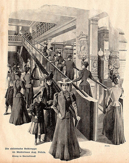 1.) Die erste Rolltreppe war gar keine, sondern eher eine Art schräges Fahrband. Erfinder Jesse Reno aus dem US-Bundesstaat Kansas installierte es laut Guinness Buch der Rekorde 1895 zwei Wochen lang im New Yorker Vergnügungspark Coney Island. Rund 75.000 Besucher fuhren darauf. Auch an der New Yorker U-Bahn-Station Cortland Street soll in dieser Zeit eine erste Rollbahn installiert worden sein.