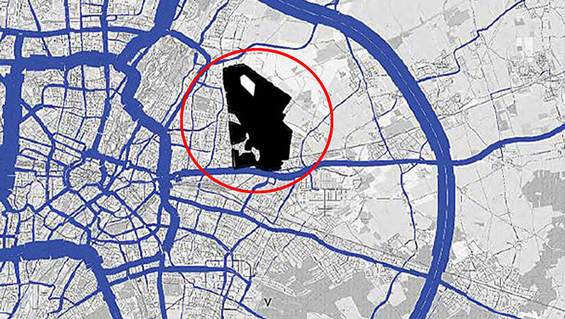 Hier im Nordosten soll das neue Viertel entstehen. Hier im Nordosten soll das neue Viertel entstehen.