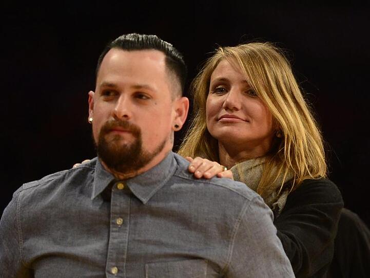 Die glücklichen Eltern: Cameron Diaz und Benji Madden.