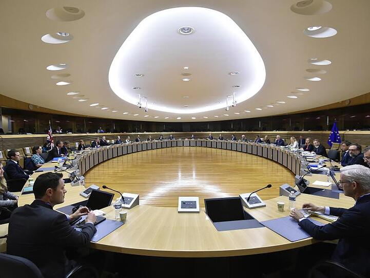 Verhandlungsrunde über die künftigen Handelsbeziehungen der EU und Großbritannien.