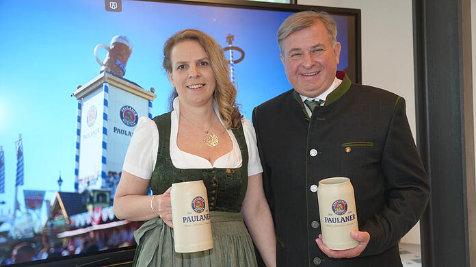 Christine und Lorenz Stiftl übernehmen das Paulaner Festzelt auf der Wiesn und die Gaststätte "Zum Spöckmeier".