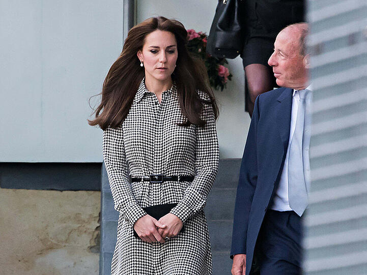 Viel unterwegs: Kate vergangene Woche bei einem Besuch im Anna-Freud-Centre für geistig behinderte Kinder
