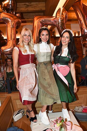 Tina Kaiser, Nadine Warmuth und Johanna Klum