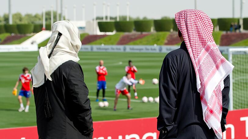 Tag 5 des FC Bayern im Trainingslager in Doha. Klicken Sie sich durch die besten Bilder