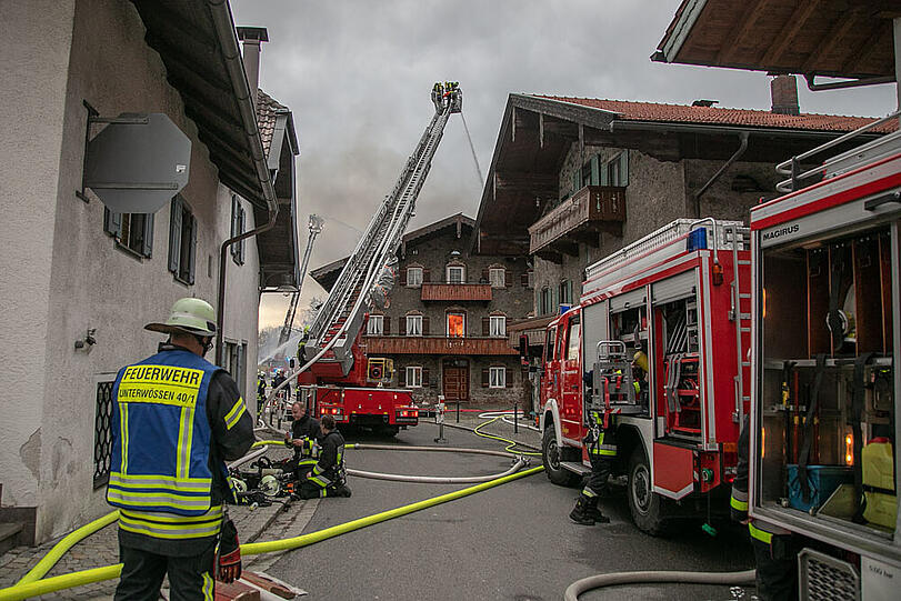 Das historische Bauernhaus konnte leider nicht gerettet werden.