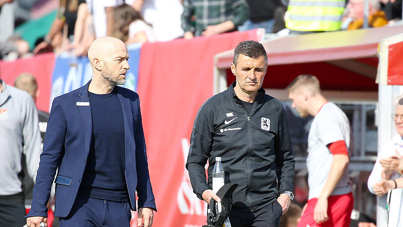 Günther Gorenzel (l.) und Michael Köllner basteln aktuell eifrig am Löwen-Kader für die kommende Saison.
