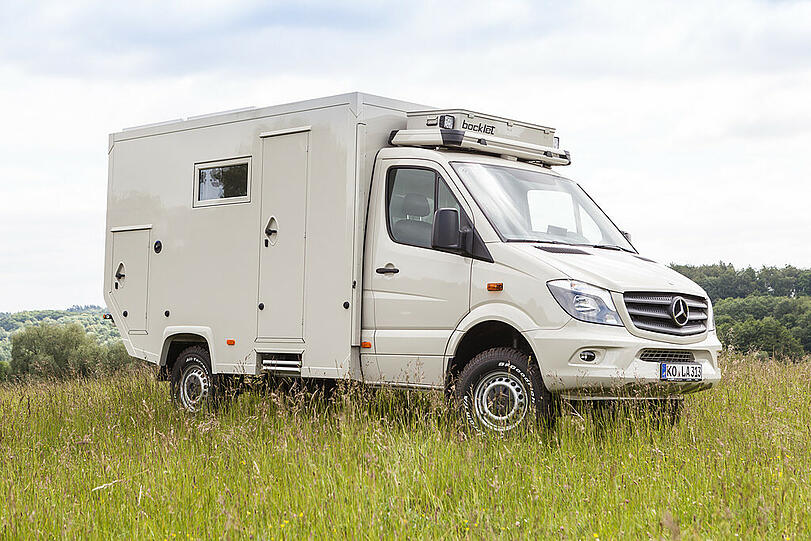 Abenteuer serienmäßig: Das Allrad-Wohnmobil Bocklet Dakar 615.