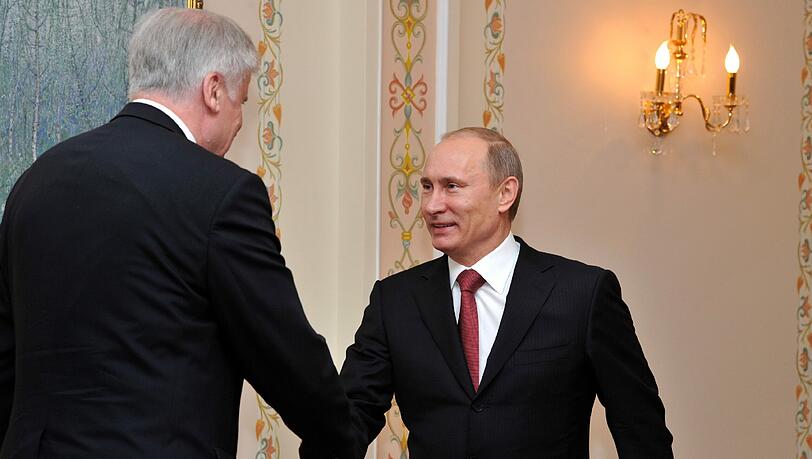 Horst Seehofer bei seinem Moskau-Besuch 2011. Horst Seehofer bei seinem Moskau-Besuch 2011.