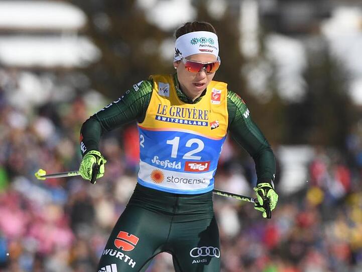Sandra Ringwald erreichte im Freistil-Sprint bei der WM das Viertelfinale.