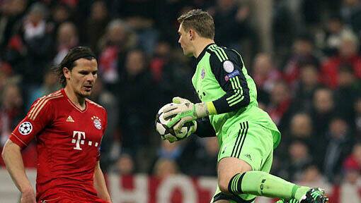 Manuel Neuer (r.) wurde gegen Juventus kaum gefordert – und wenn, dann hielt Bayerns Torhüter die Bälle sicher. Manuel Neuer (r.) wurde gegen Juventus kaum gefordert – und wenn, dann hielt Bayerns Torhüter die Bälle sicher.