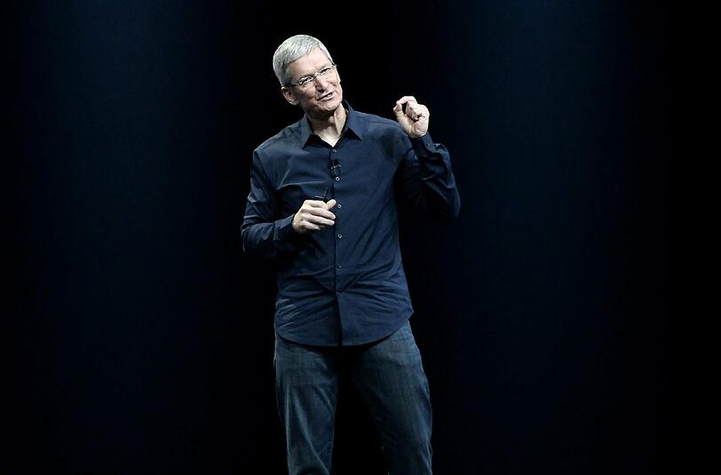 Apple-Chef Tim Cook ist der Nachfolger von Steve Jobs.