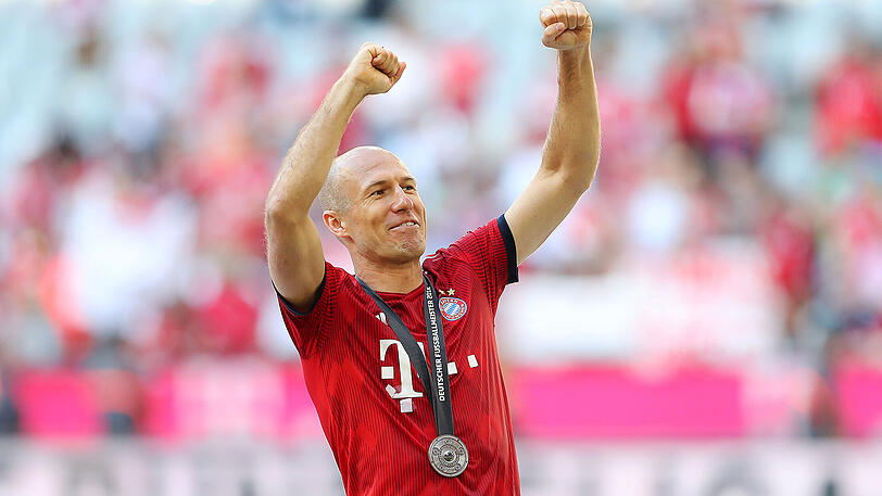Arjen Robben verlängerte seinen Vertrag beim FC Bayern. Sein großer Wunsch ist das erneute Triple.