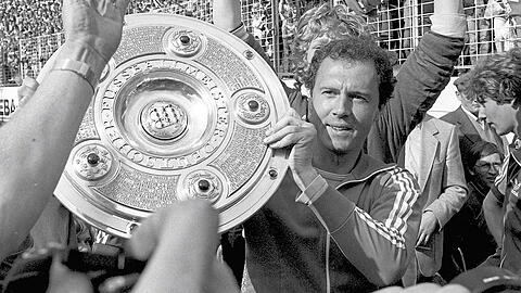 Schaler Beigeschmack: Natürlich wurde der Kaiser auch mit dem HSV Meister - hatte aber nach eigener Aussage wenig dazu beigetragen.