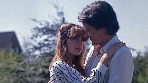 Nastassja Kinski und Christian Quadflieg bei der Produktion von "Tatort: Reifezeugnis".