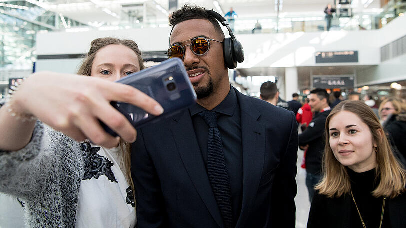 Publikumsliebling des FC Bayern: Jérôme Boateng vor dem Abflug zum Achtelfinal-Rückspiel der Champions League bei Besiktas Istanbul.