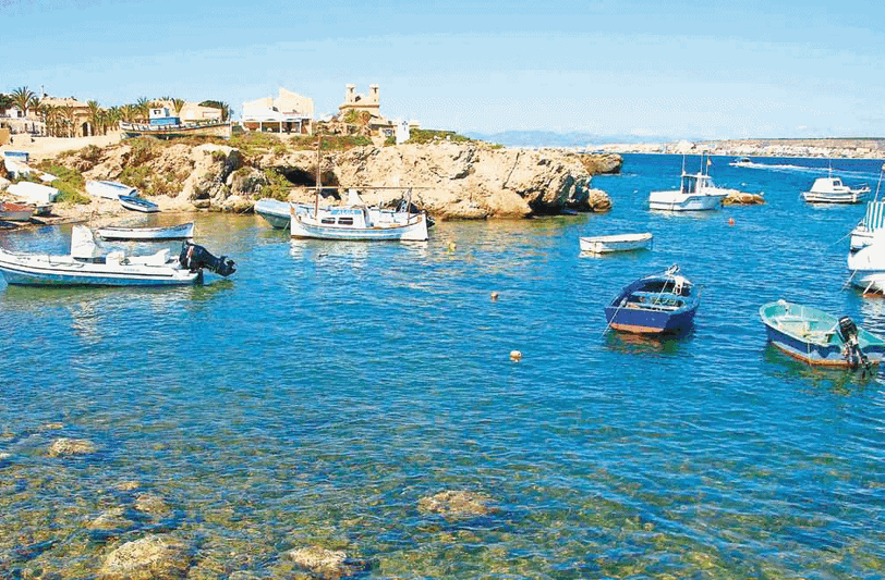 Auch bei den Spaniern vom Festland ein beliebtes Ausflugsziel: die Isla Tabarca.