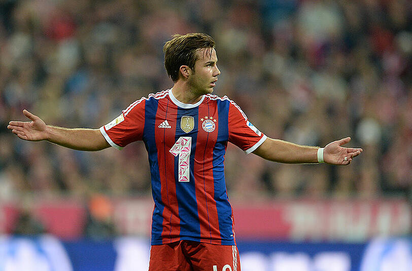 Mario Götze beim Spiel gegen Paderborn.