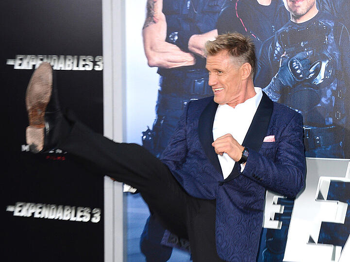 Dolph Lundgren bei der Premiere von "The Expendables 3"