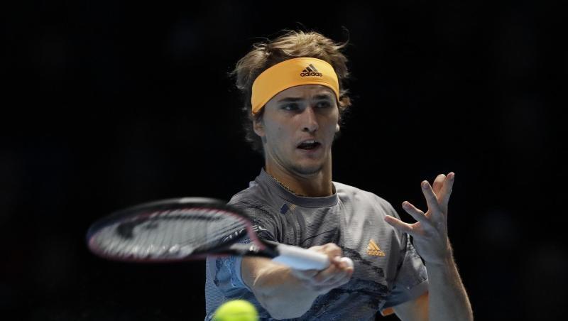 Schaut positiv in die Zukunft nach dem Halbfinal-Aus in London: Alexander Zverev. Schaut positiv in die Zukunft nach dem Halbfinal-Aus in London: Alexander Zverev.
